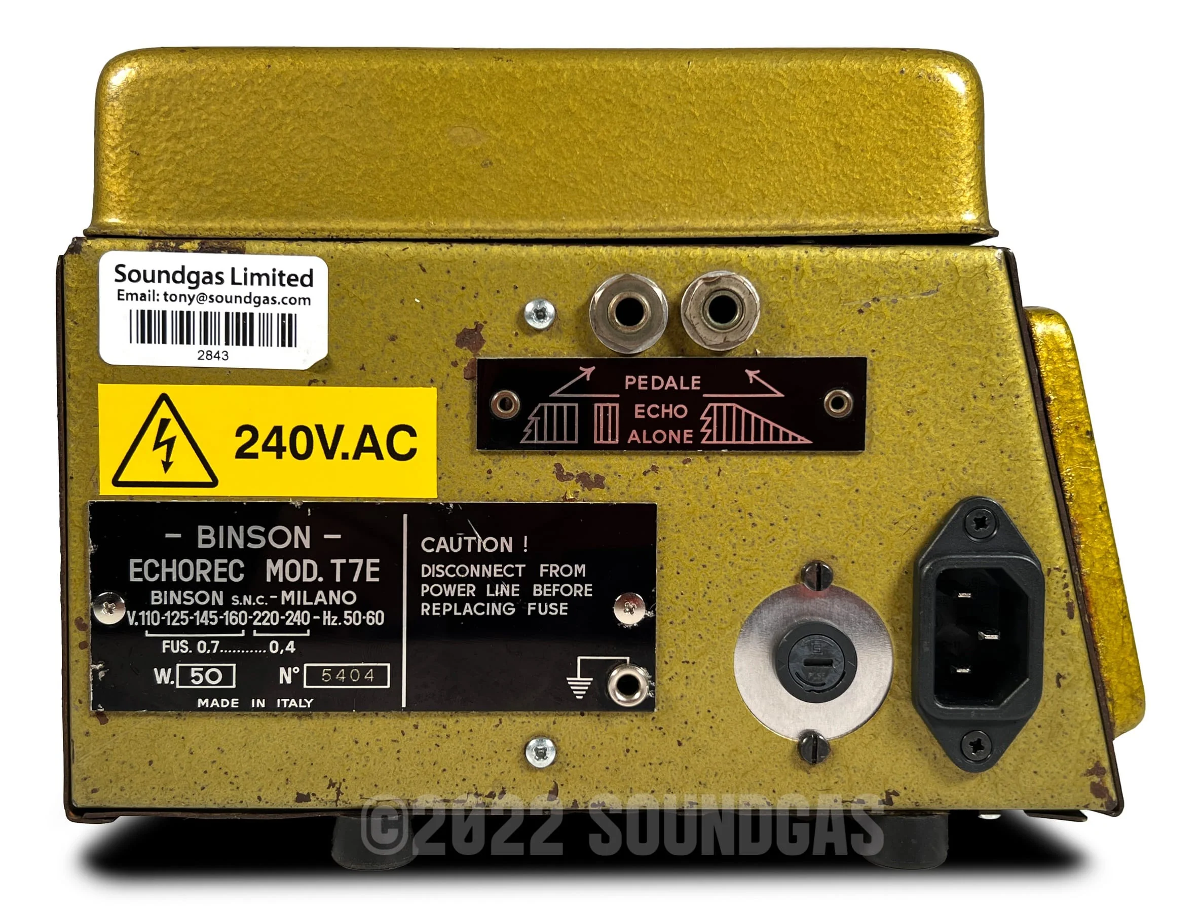 Binson Echorec 2 T7E Super-Slow Varispeed - Image 6