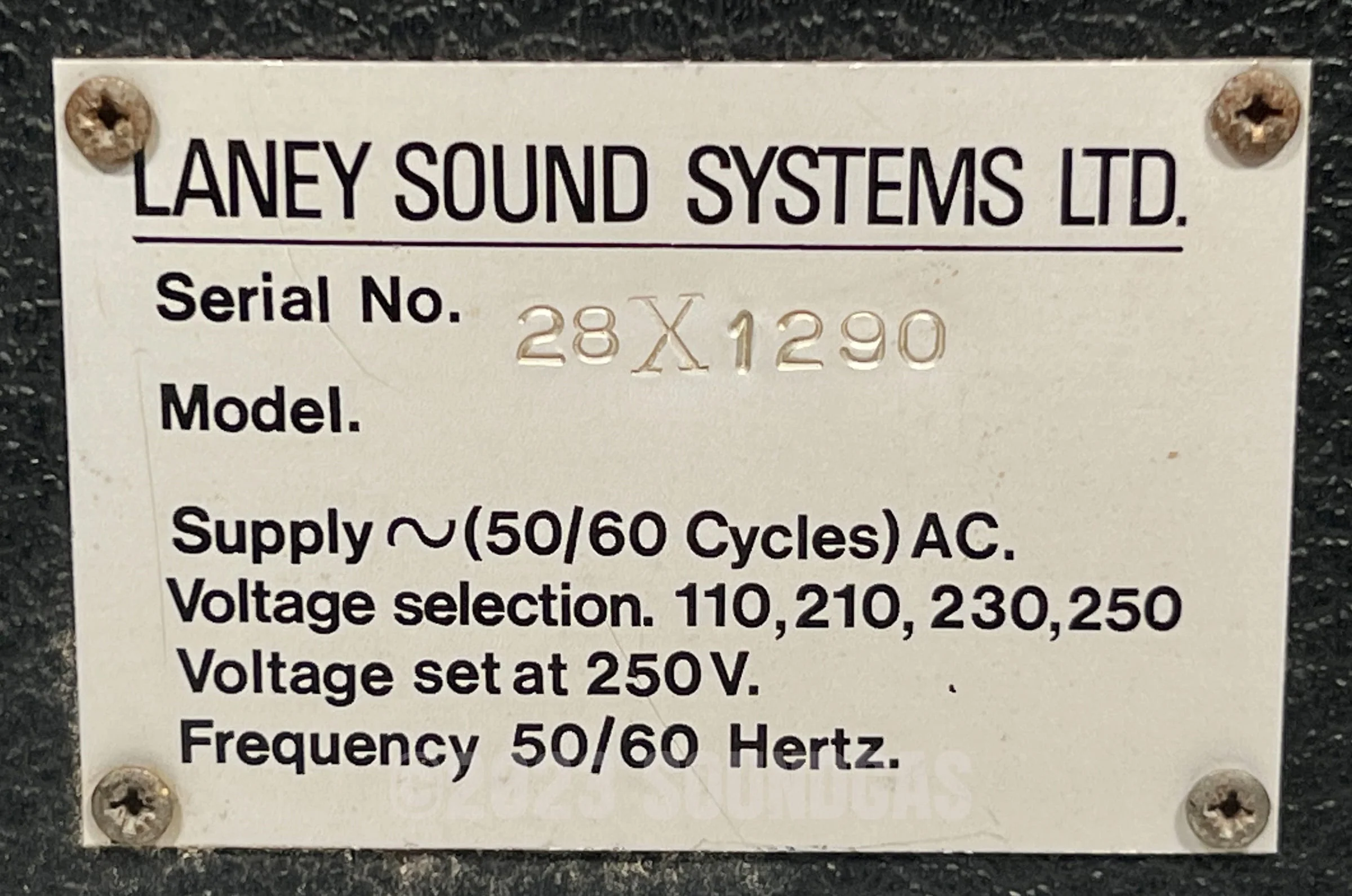 Laney Sound LC16 (Pre-Rola Celestion) - SN 10026 - Image 6