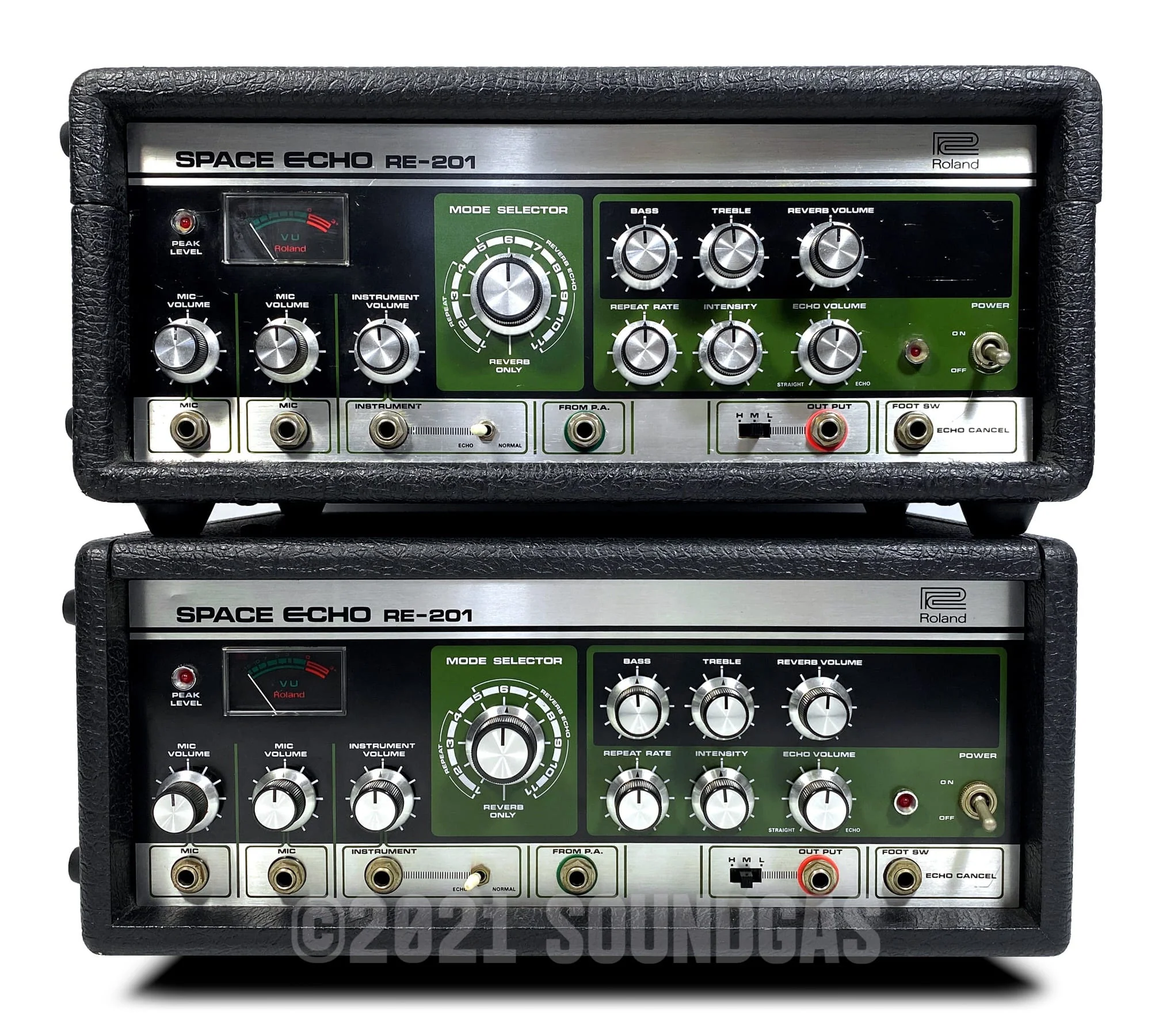 Roland RE-201 Space Echo - Stereo Pair - for sale - Image 3